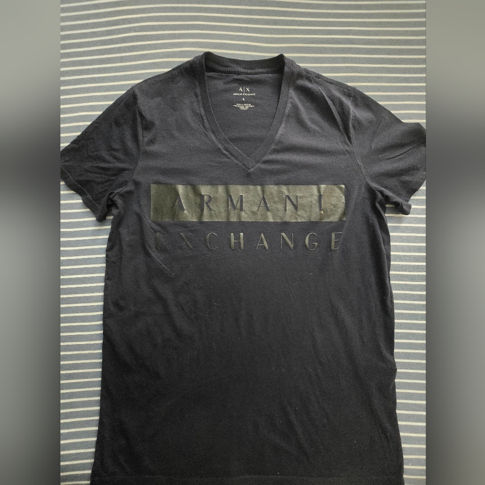 Armani Exchange Navy BLUE  Men's Shirt (GOOD CONDITION)